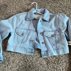 Garage brand cropped jean jacket
